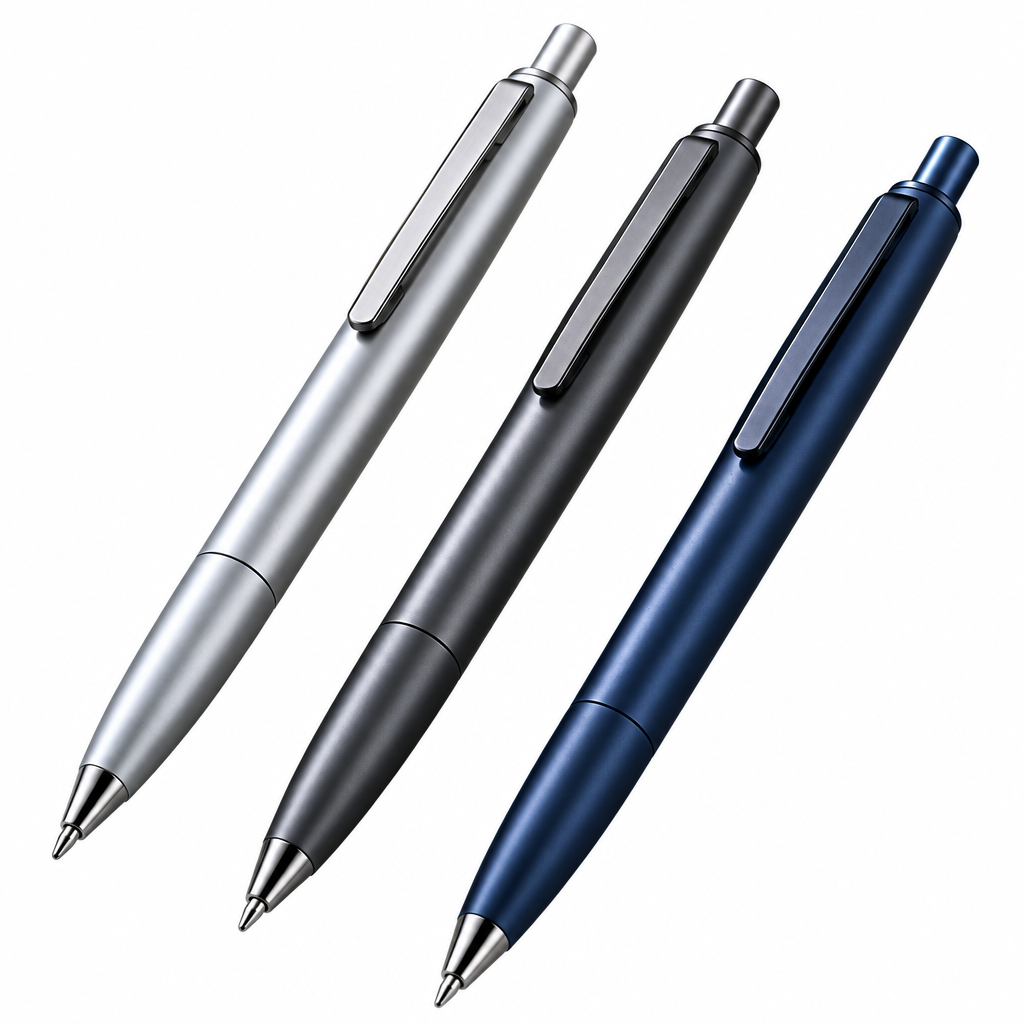 OtbanFaw™ Premium Metal Gel Pen Set – Minimalist Executive Writing Pens