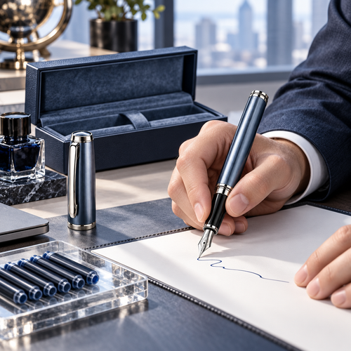 OtbanFaw™ Classic Fountain Pen Set – Premium Ink Writing Collection