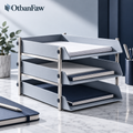 OtbanFaw™ Multi-Level Document Tray – Minimal Office Paper Organizer