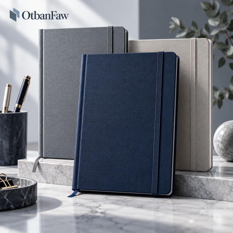 OtbanFaw™ Premium Hardcover Notebook Set – Minimalist Journal Collection