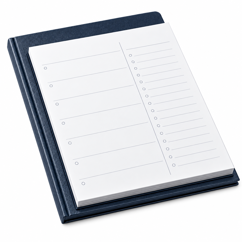 OtbanFaw™ Daily Planner Notebook – Professional Organization Journal